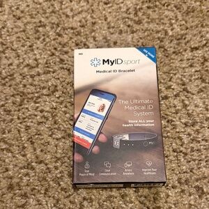 NIB Sport Medical ID MD Bracelet Black